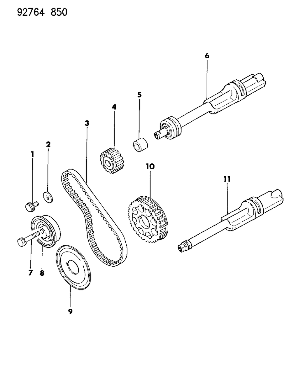 Mopar TB000168 Belt, Timing