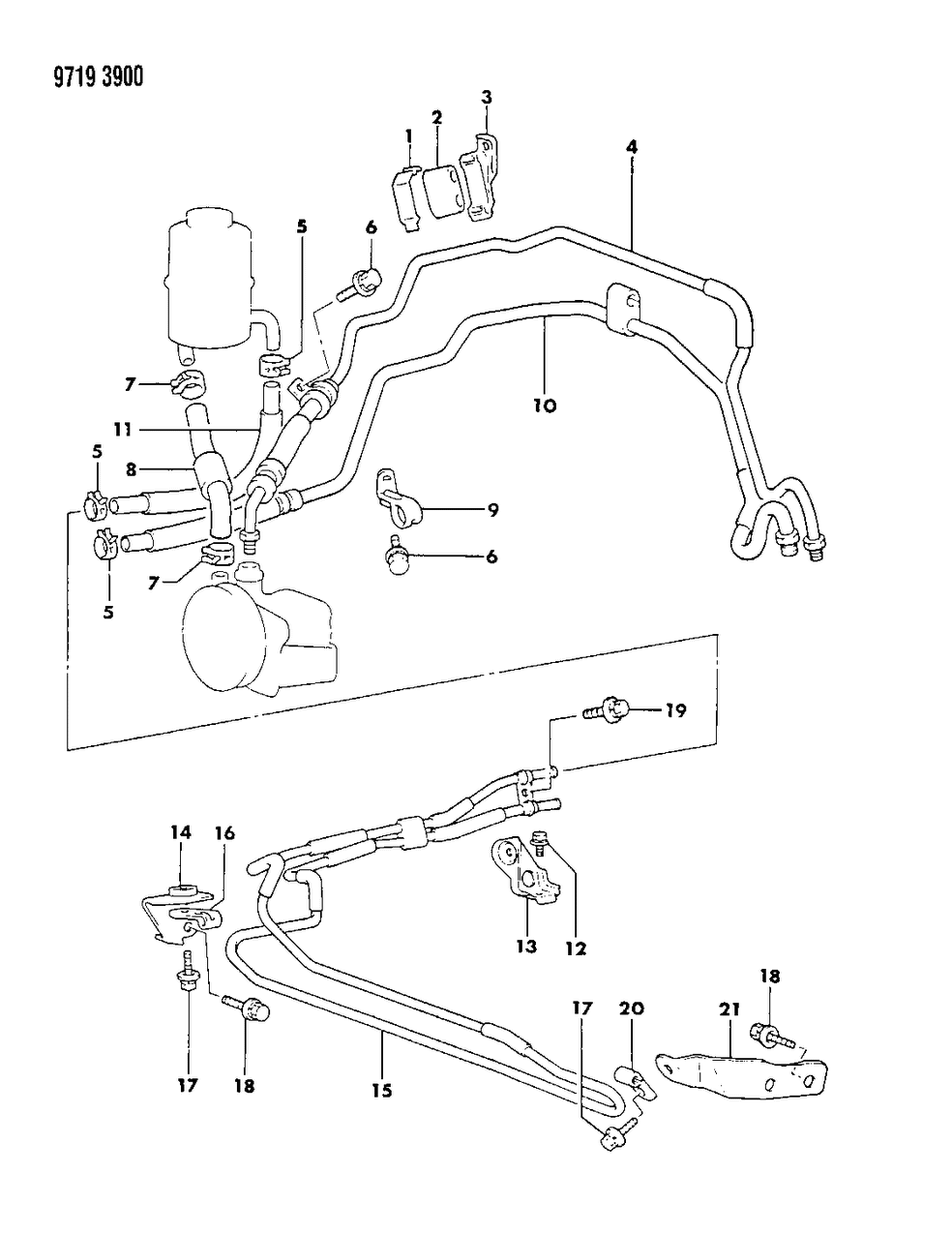 Mopar MS240089 Bolt, W/Washer, 10X20 (From Sept. Of 84)