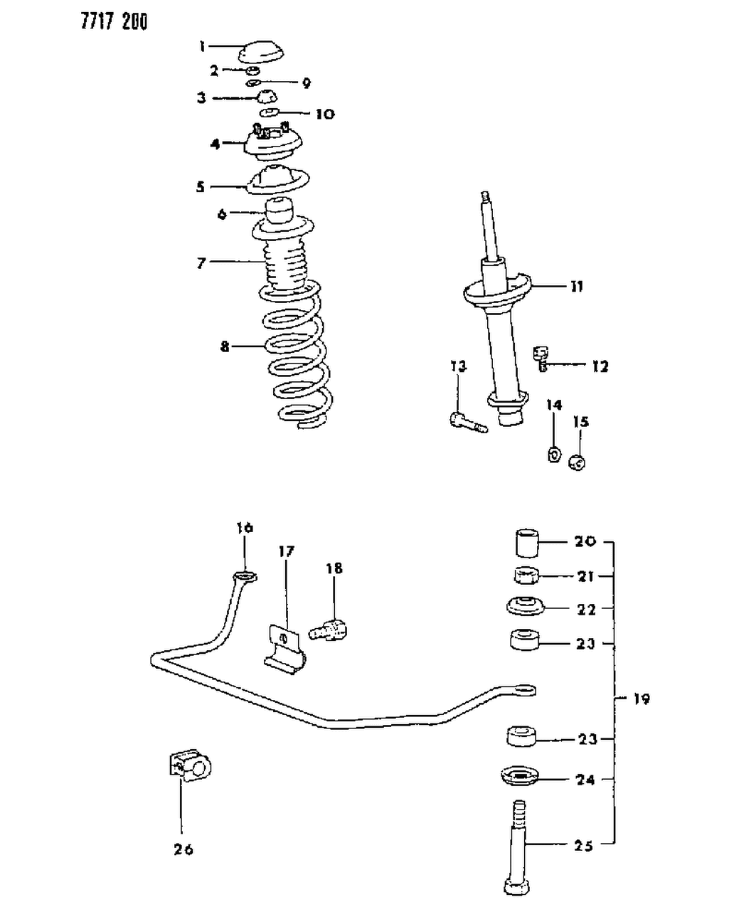 Mopar MF106123 Lower Control Arm Bolt