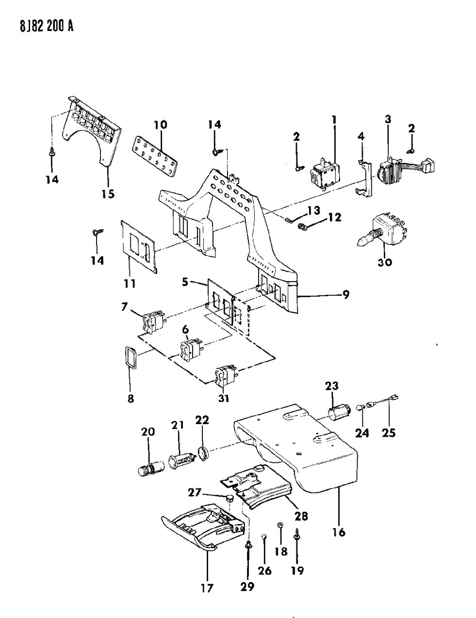 Mopar 56003541 Fog Lamp Switch
