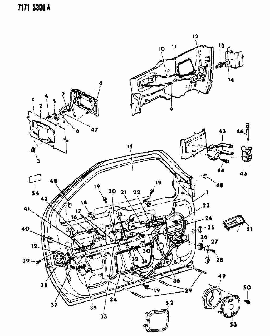 Mopar 4336378 Latch Assembly