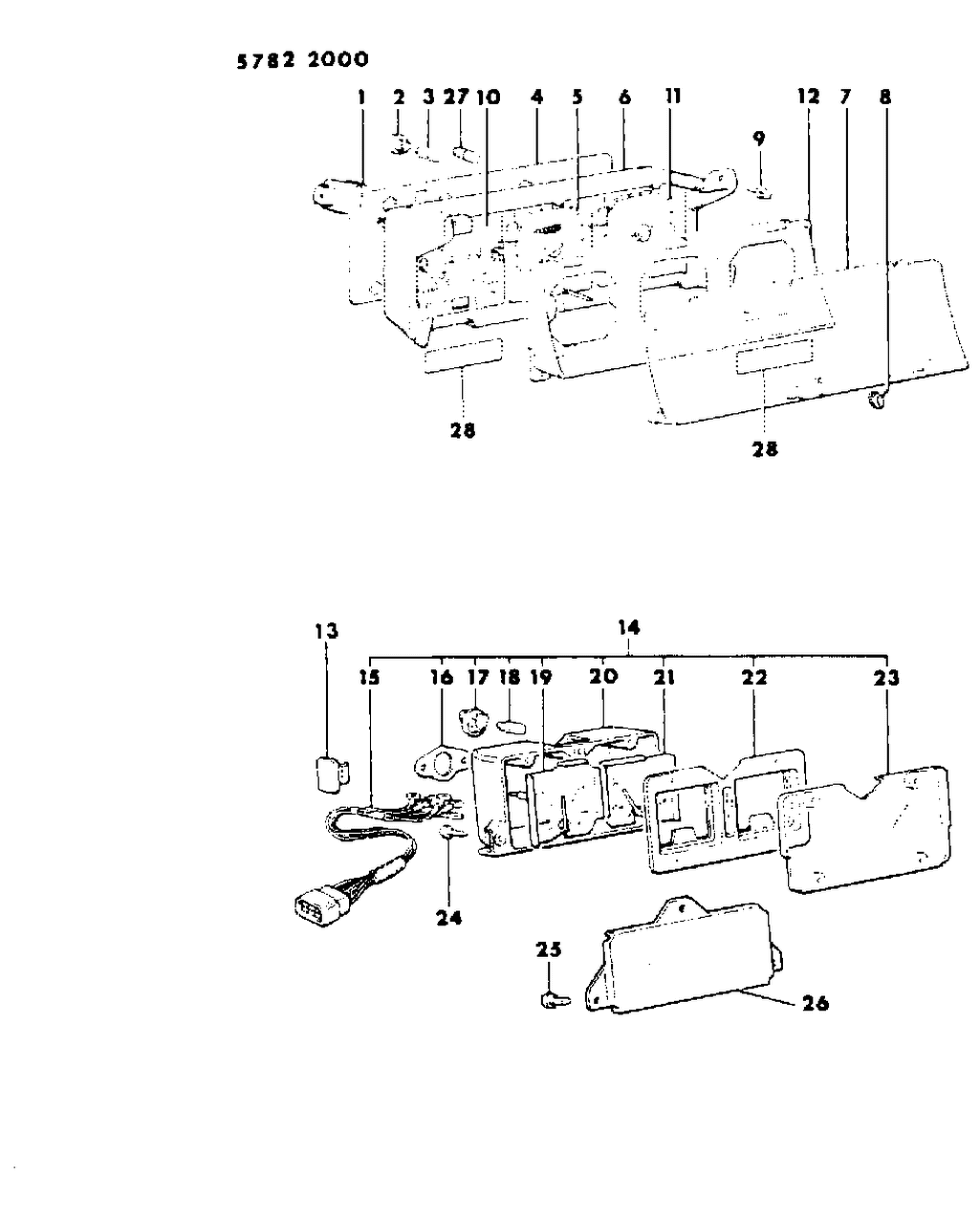 Mopar MB108529 Clip, Harness