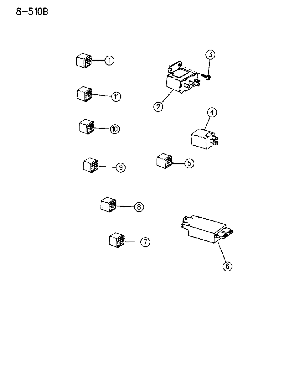 Mopar 36003031 Power Relay