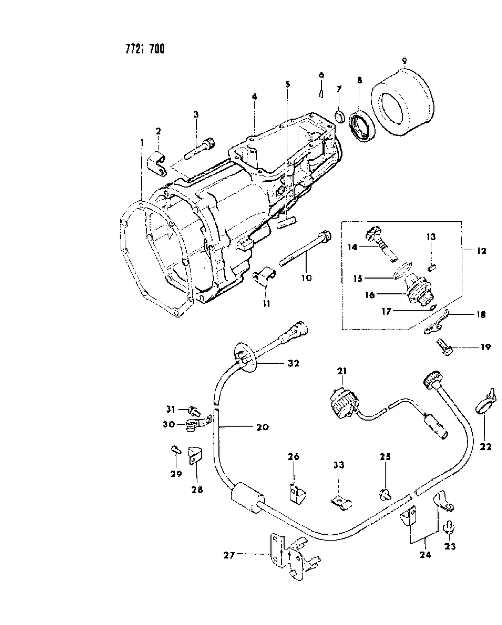 Mopar MD700763 Bolt, W/Washer , (8X55)