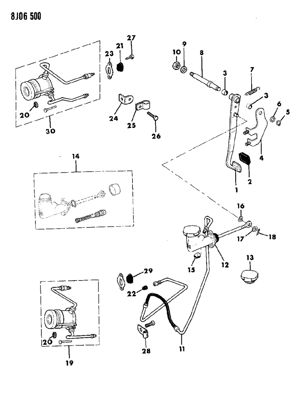 Mopar J0120521 Clip, Closed Tube 1 / 4Id - .5Lgx5 / 16Holex.4WD