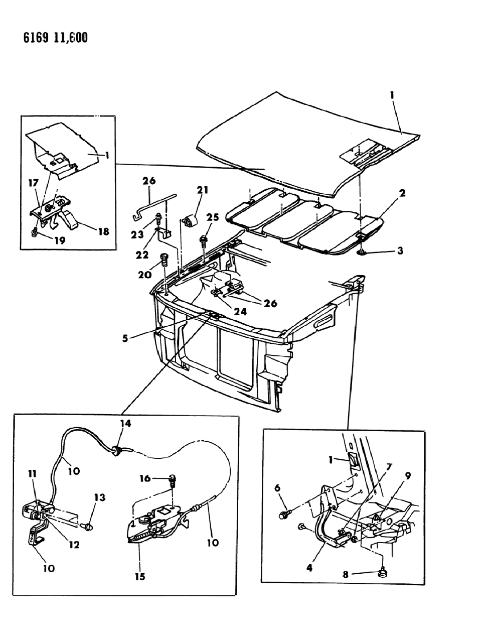 Mopar 4270039 Release Cable