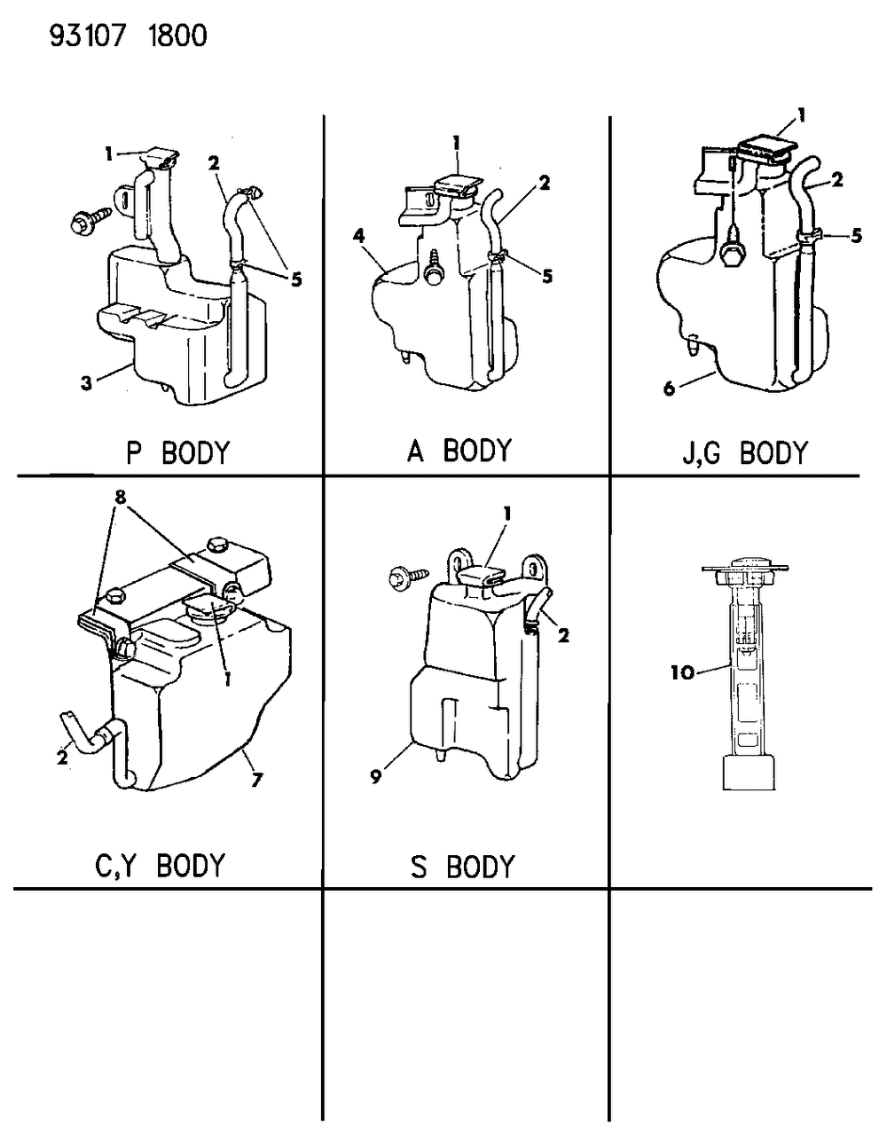 Mopar 4682425 Sensor, Coolant Fluid Level