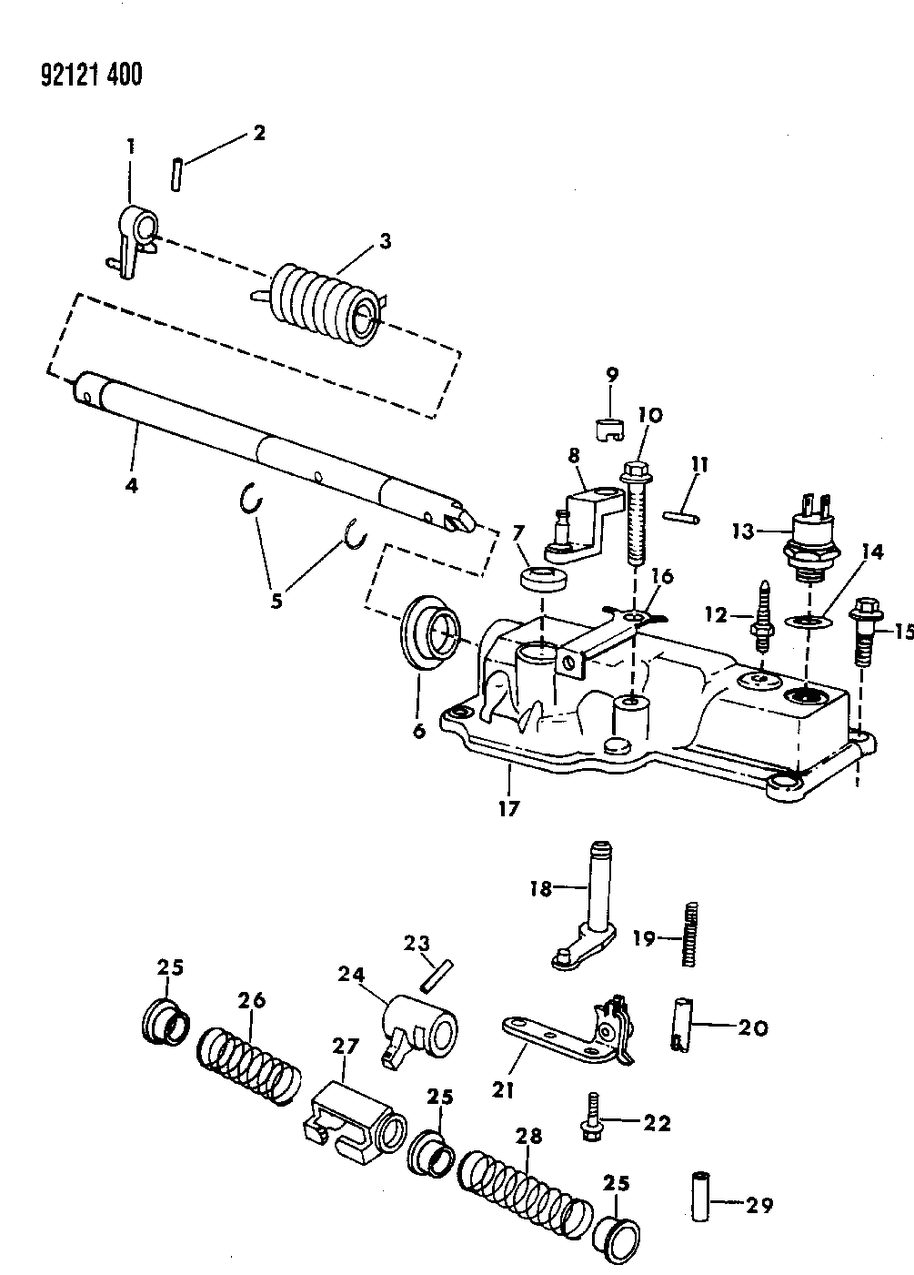 Mopar 4723881 Housing, Gearshift Control
