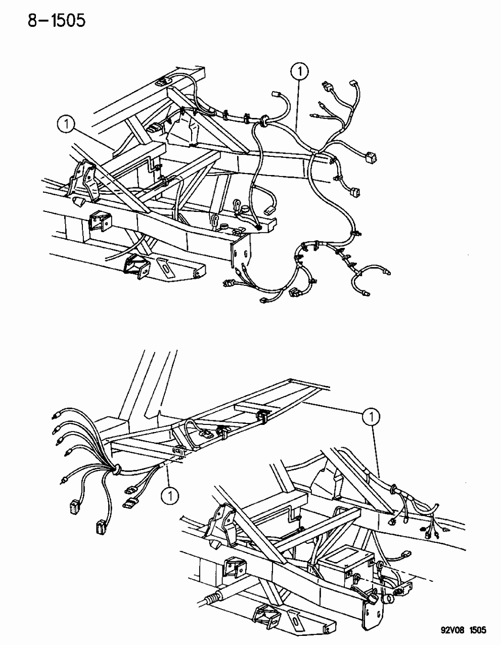 Mopar 4708403 Wiring, Seat Belt Jumper