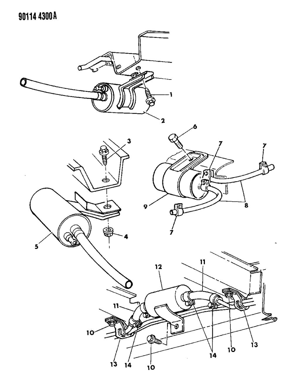 Mopar 4443455 Fuel Filter
