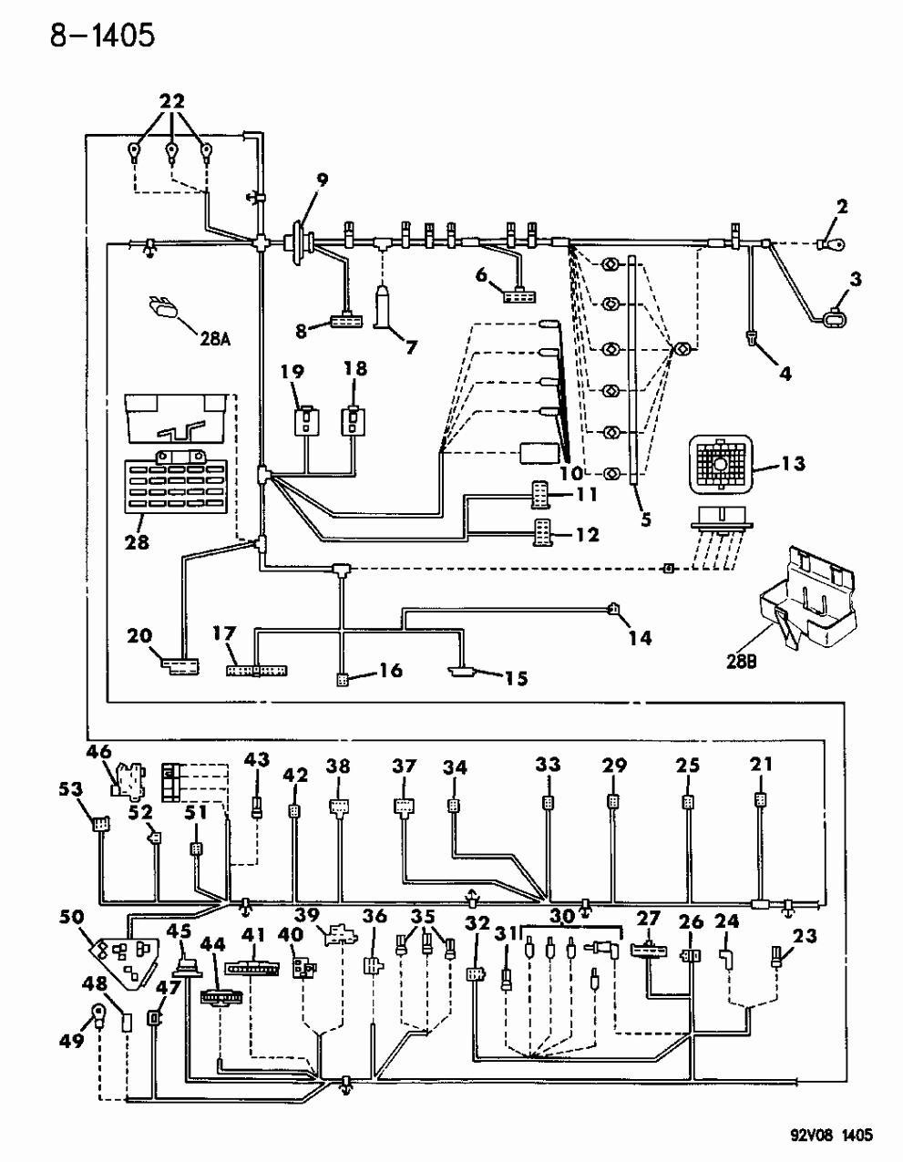 Mopar 4709495 Wiring, Instrument Panel