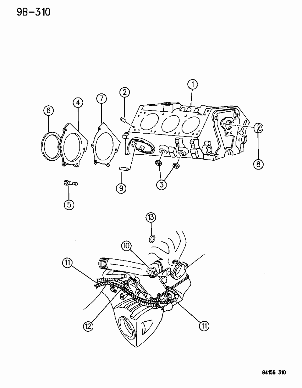 Mopar R0633435 BLOCK-LONG