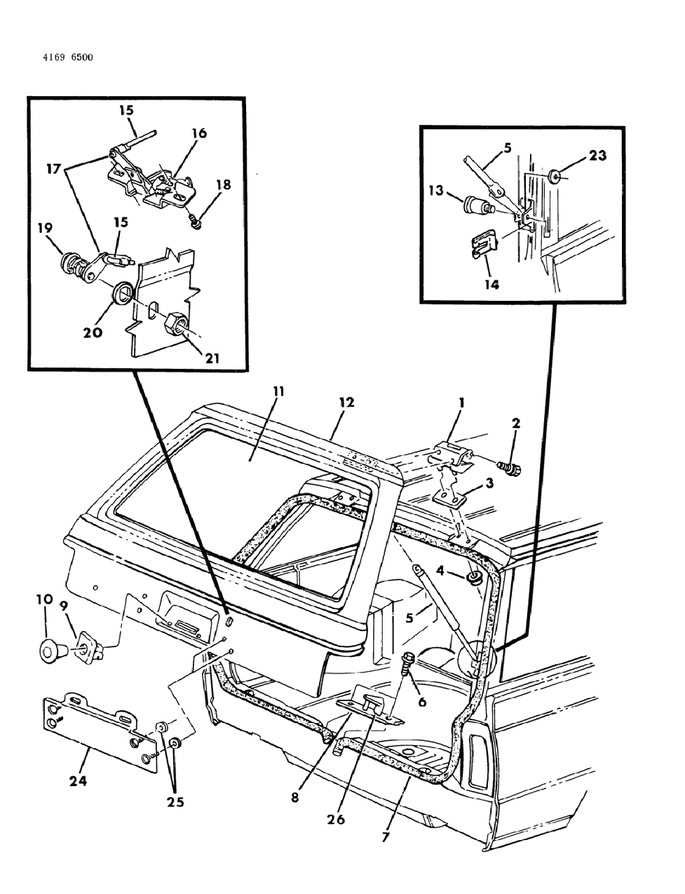 Mopar 4172595 Link, Liftgate Latch Release