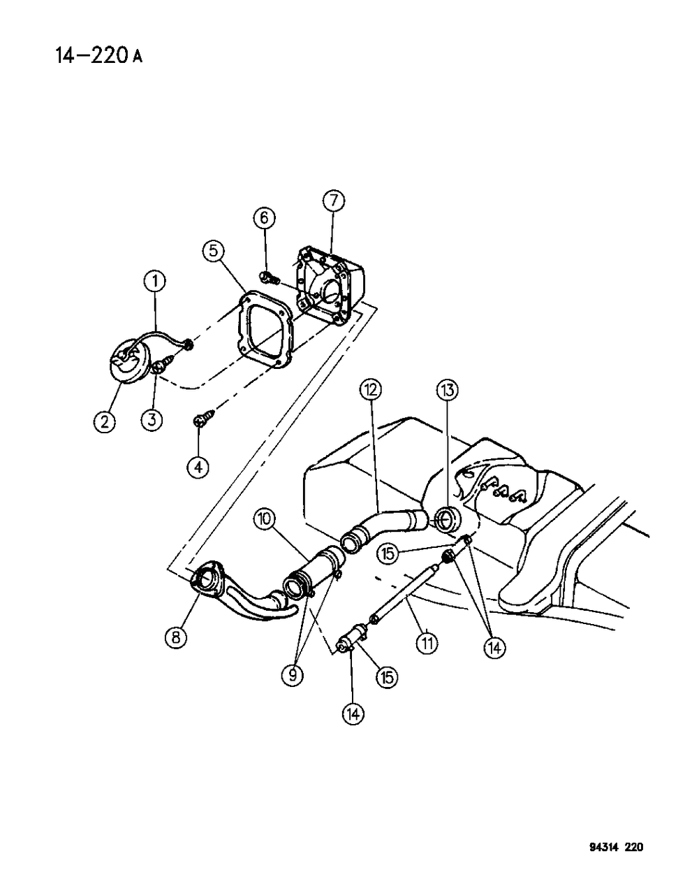 Mopar 4279735 Filler Tube