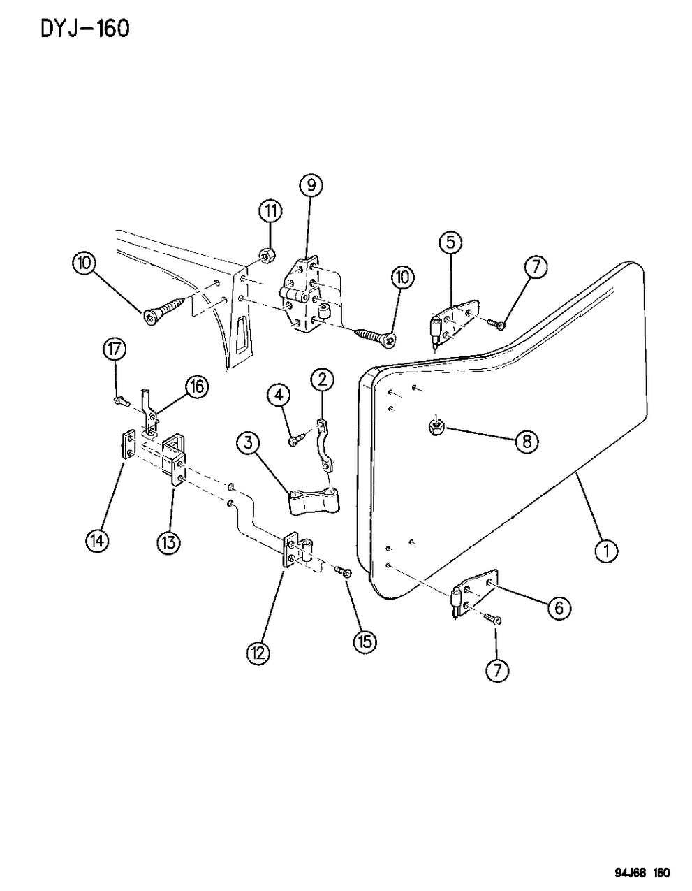 Mopar 55175125 Door Shell