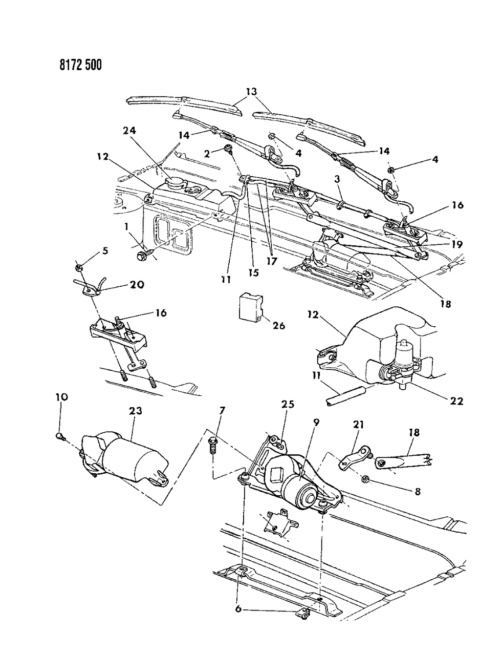 Mopar 4334956 Washer Nozzle