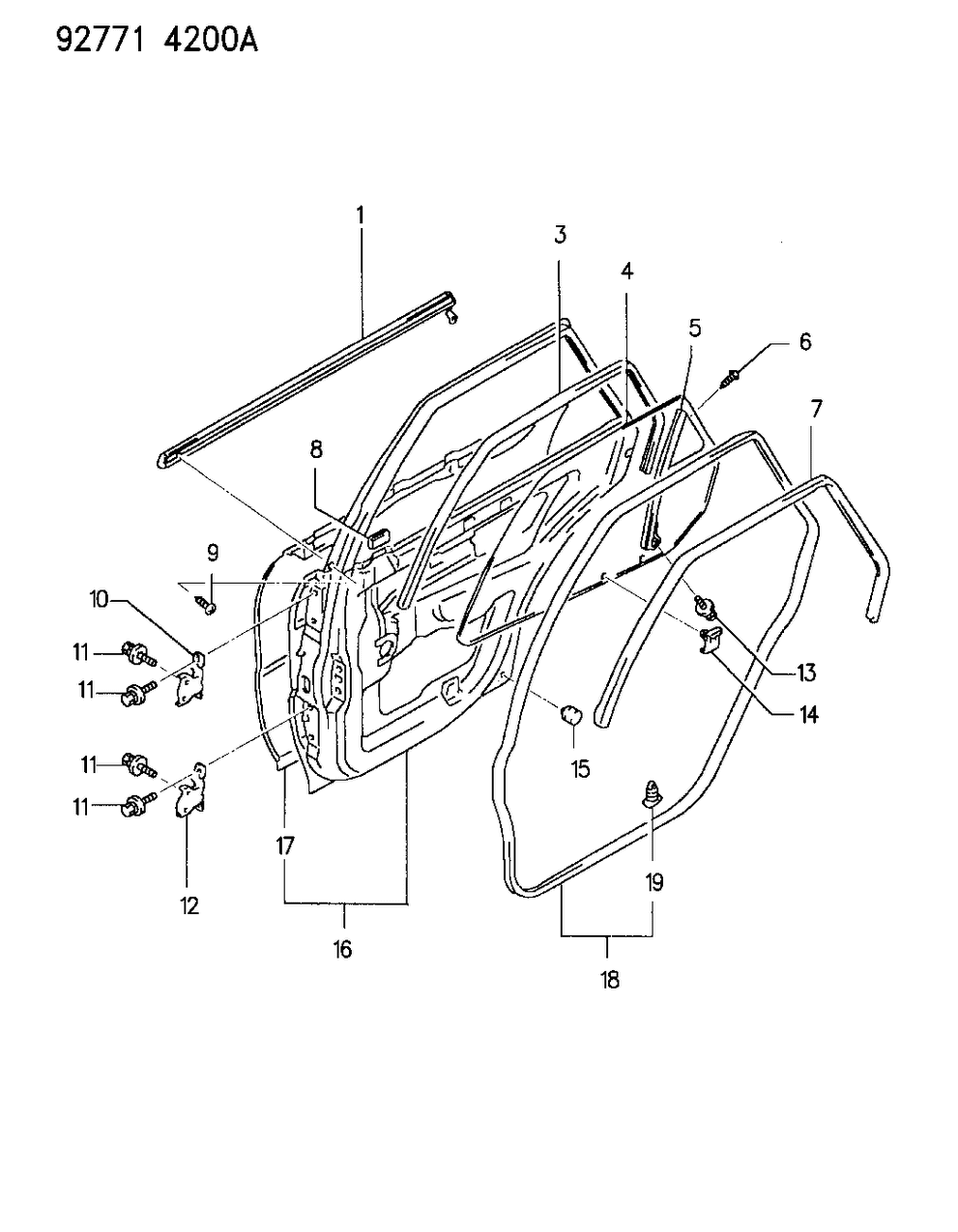 Mopar MF453612 Screw