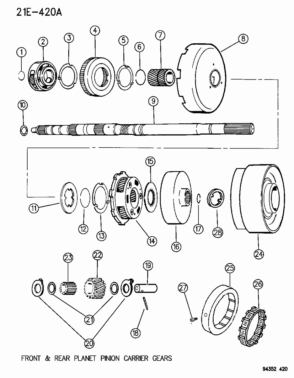 Mopar 4531242 Drum, W/Race, Use W/52118305, 8306-8311