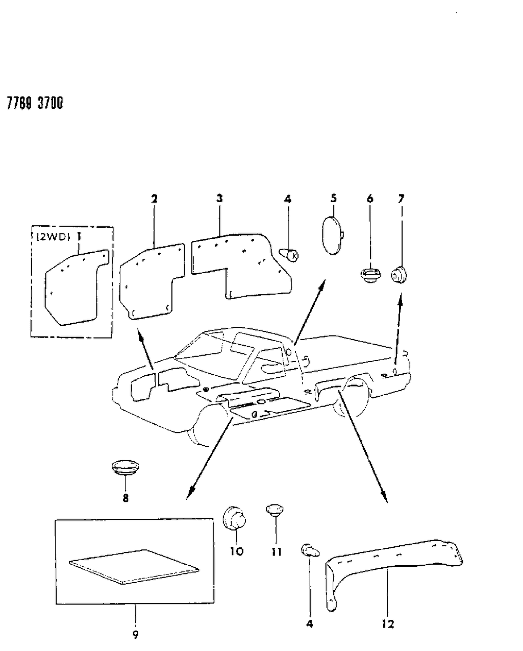 Mopar MS660904 Plug, 1987