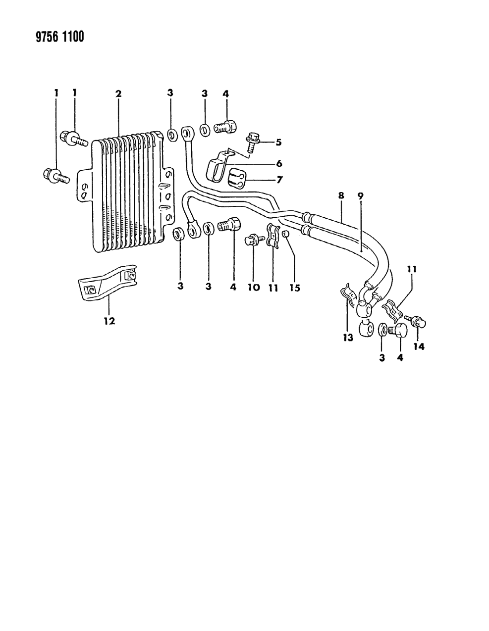 Mopar MB351089 Clip, Cooler Tube