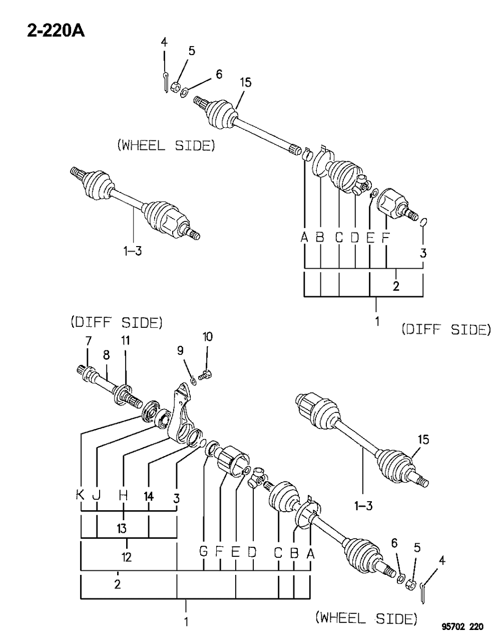 Mopar MB620809 Bearing Assembly