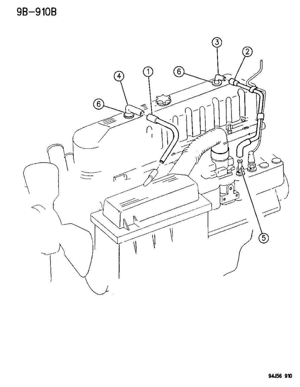 Mopar 53030729 Tube Assembly, Ccv To Manifold