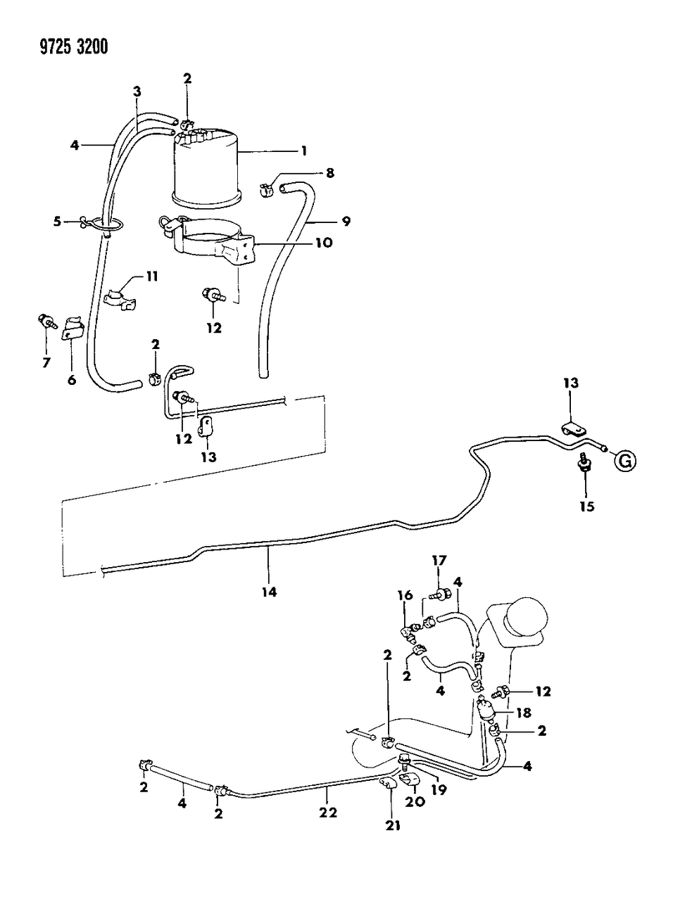 Mopar MB400815 Valve, Check - Vapor Control