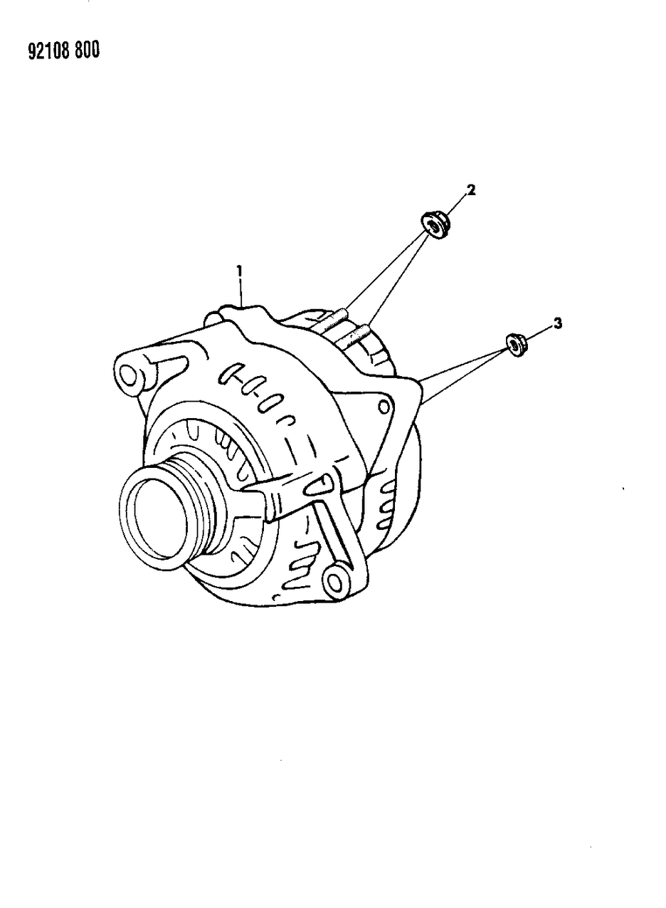 Mopar R5234033 Alternator, 5 Groove-90 Amp.