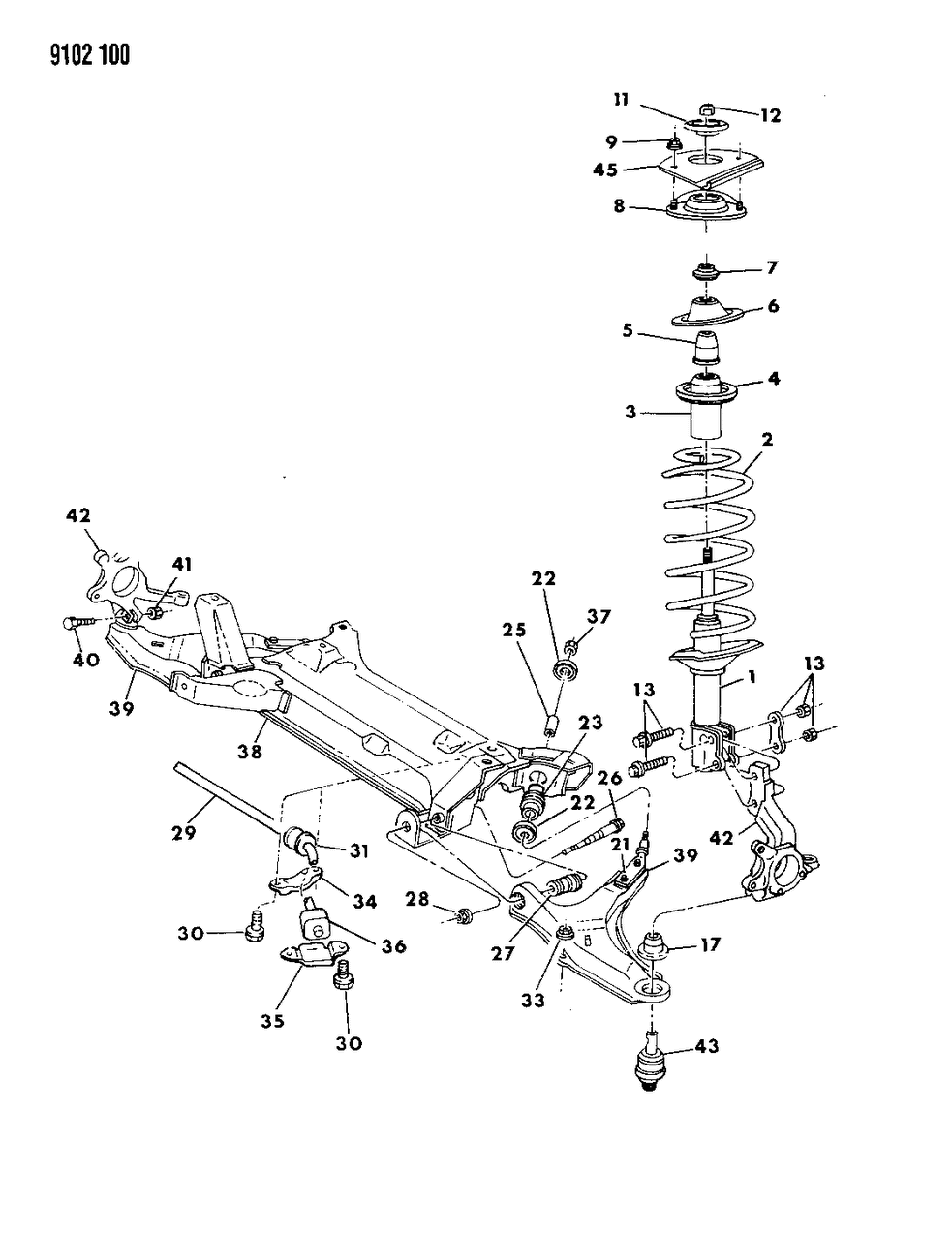 Mopar 4449368 Stabilizer Bar