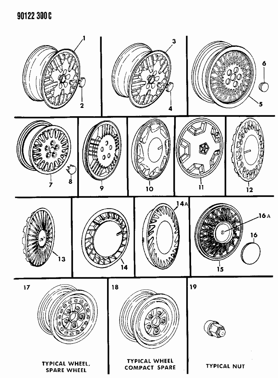 Mopar 4472024 Center Cap