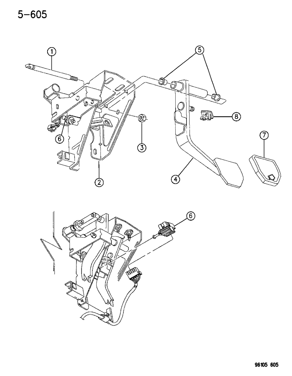 Mopar 4509607 Pad, Brake Pedal W/Manual Transmission