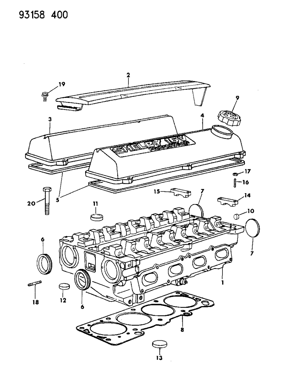 Mopar 4484489 Valve Cover Gasket