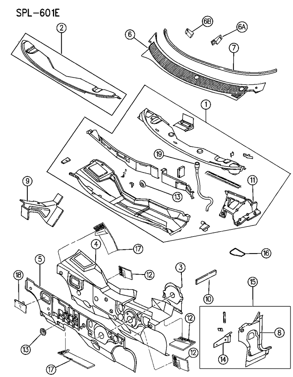 Mopar 5256917 Screen Clip
