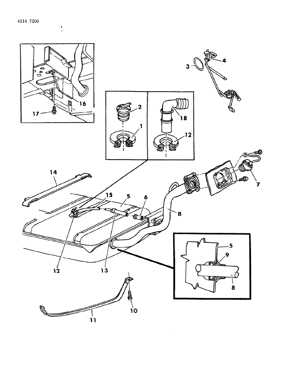 Mopar 4279996 Fuel Gauge Sending Unit