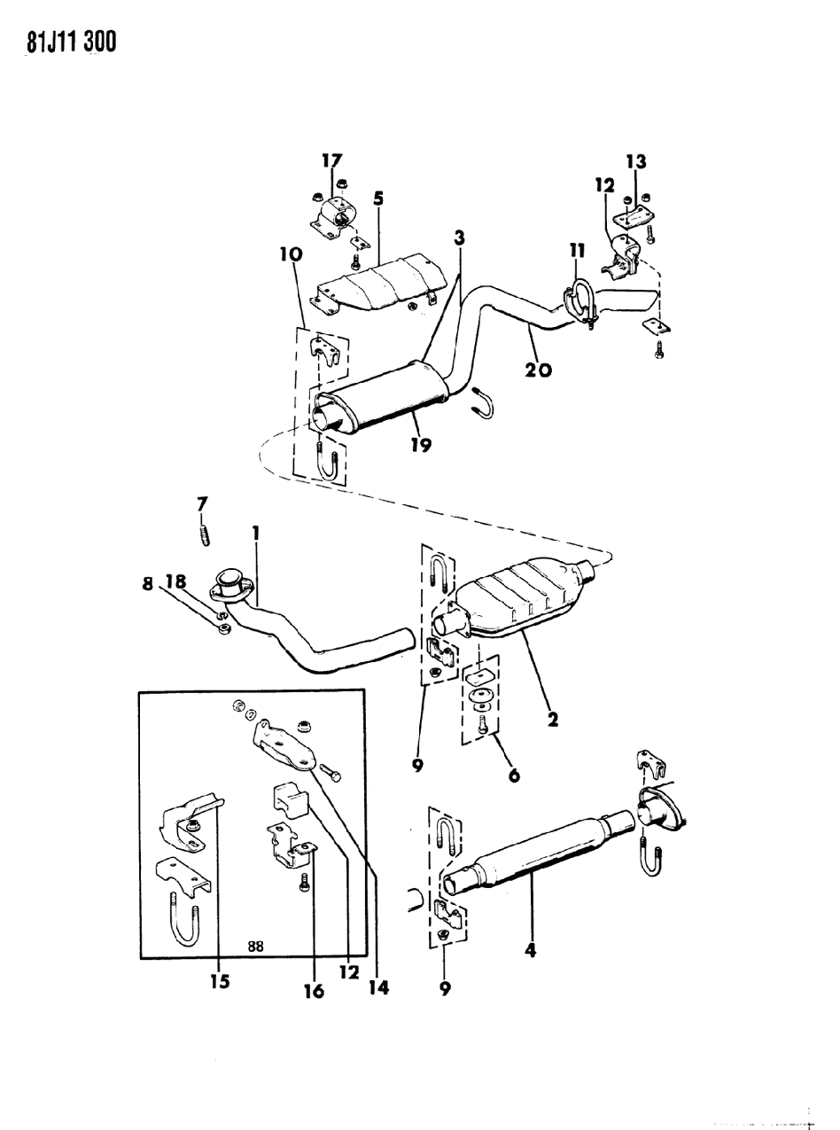 Mopar J5363563 Shield, Heat