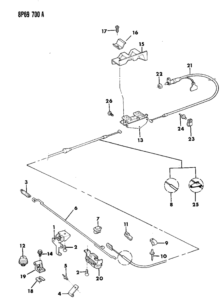 Mopar 35024928 Upper Tie Bar