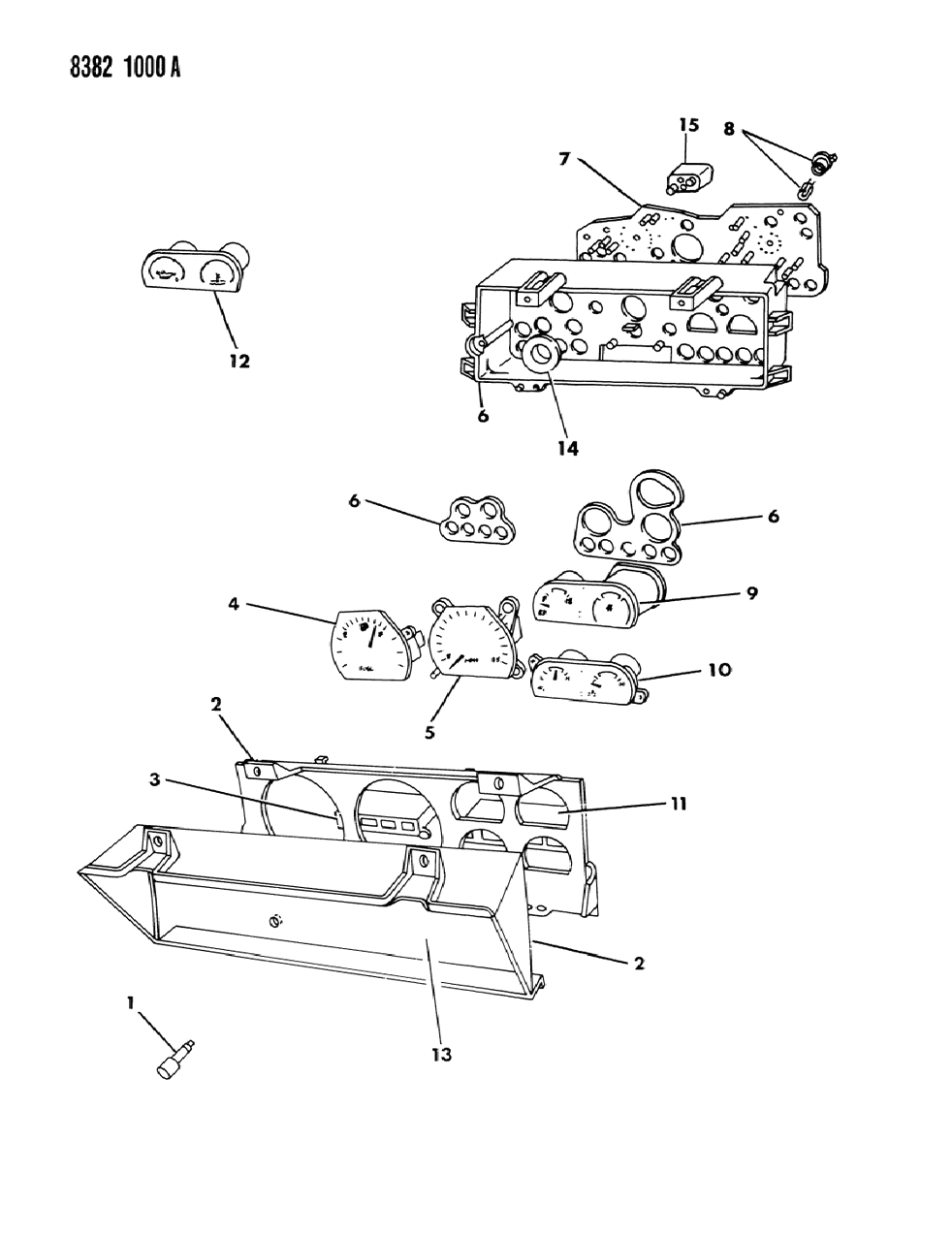 Mopar 4375818 Temperature Gauge