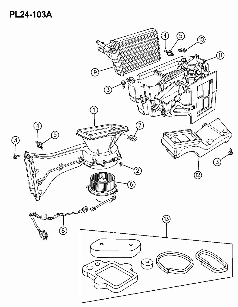 Mopar 4864954 Lower Housing
