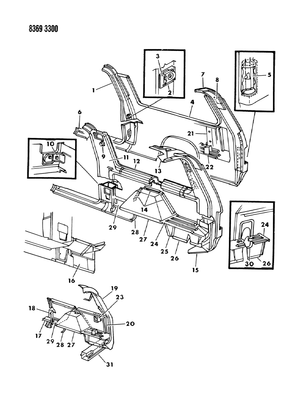 Mopar 4212312 Rocker Panel
