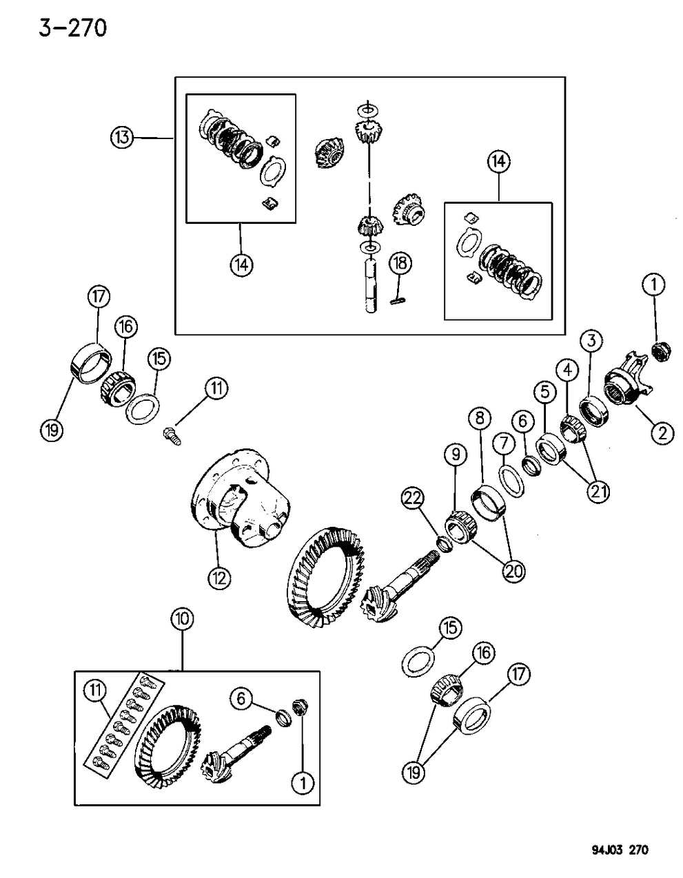 Mopar 4761060 Pinion Yoke