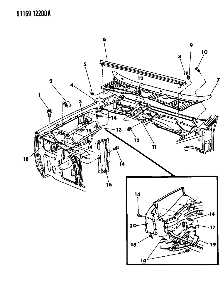 Mopar 5256434 Fender Liner