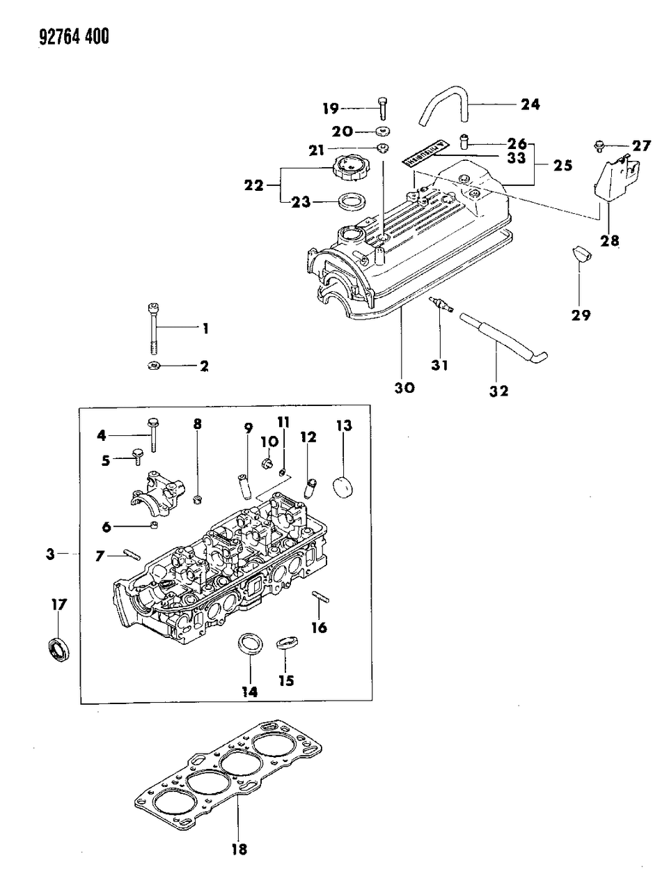 Mopar MD040514 Bolt, Cylinder Head (12X105)