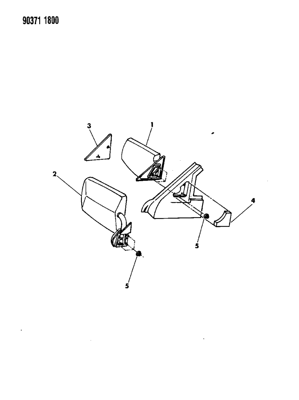 Mopar 4354345 Mirror