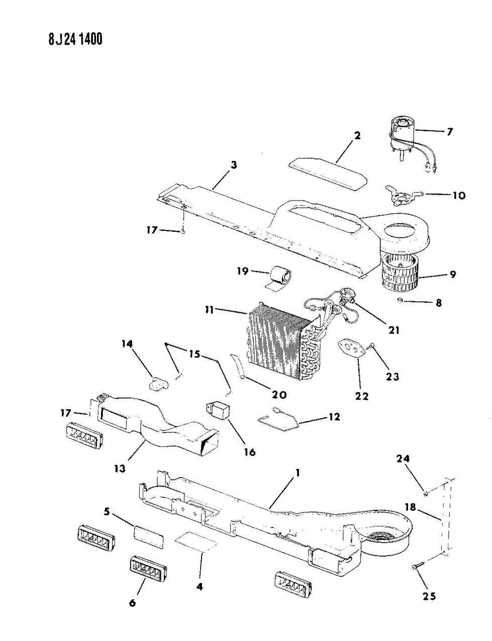 Mopar 56002007 Blower Motor