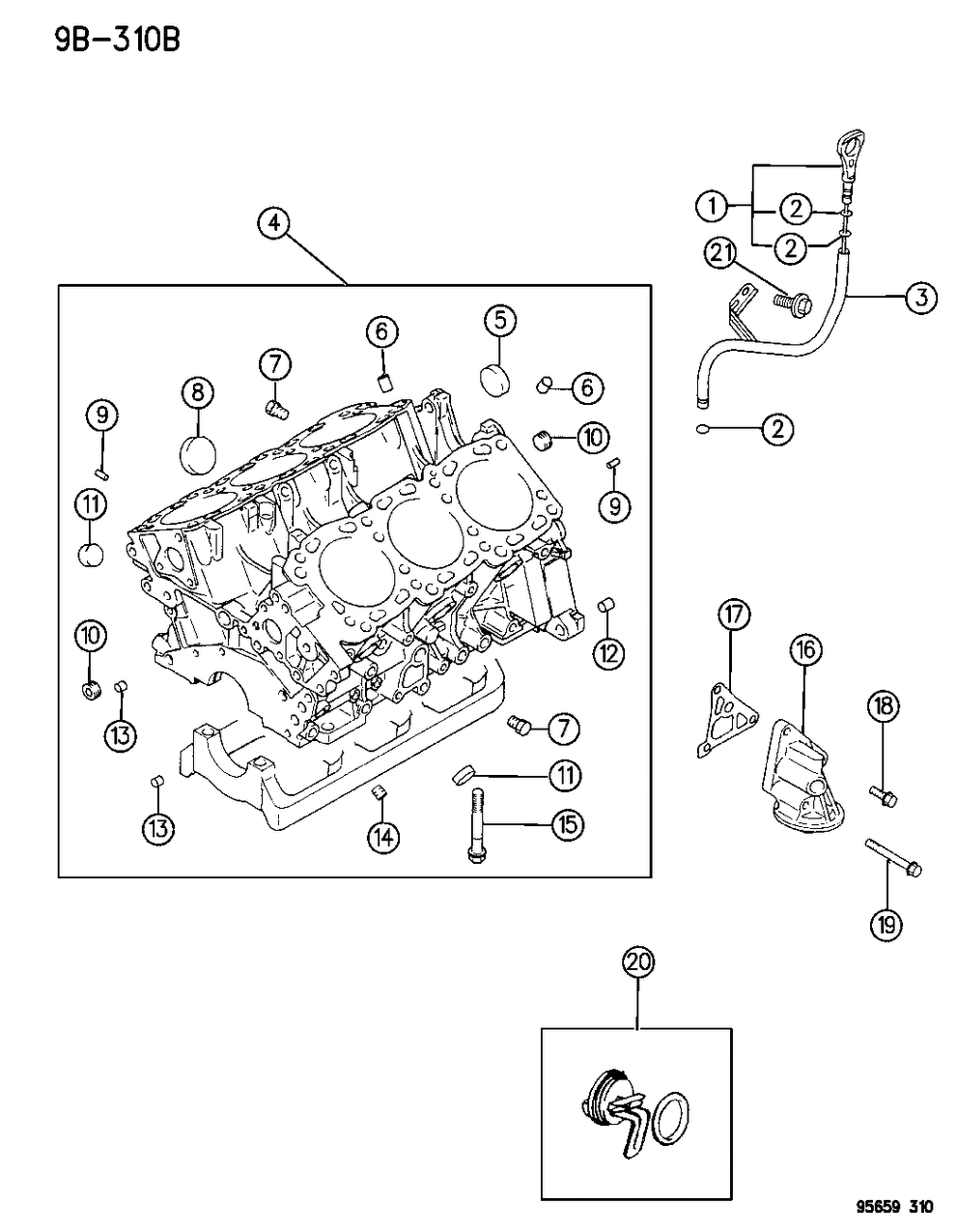 Mopar MD312893 Bracket Oil Filter Housing