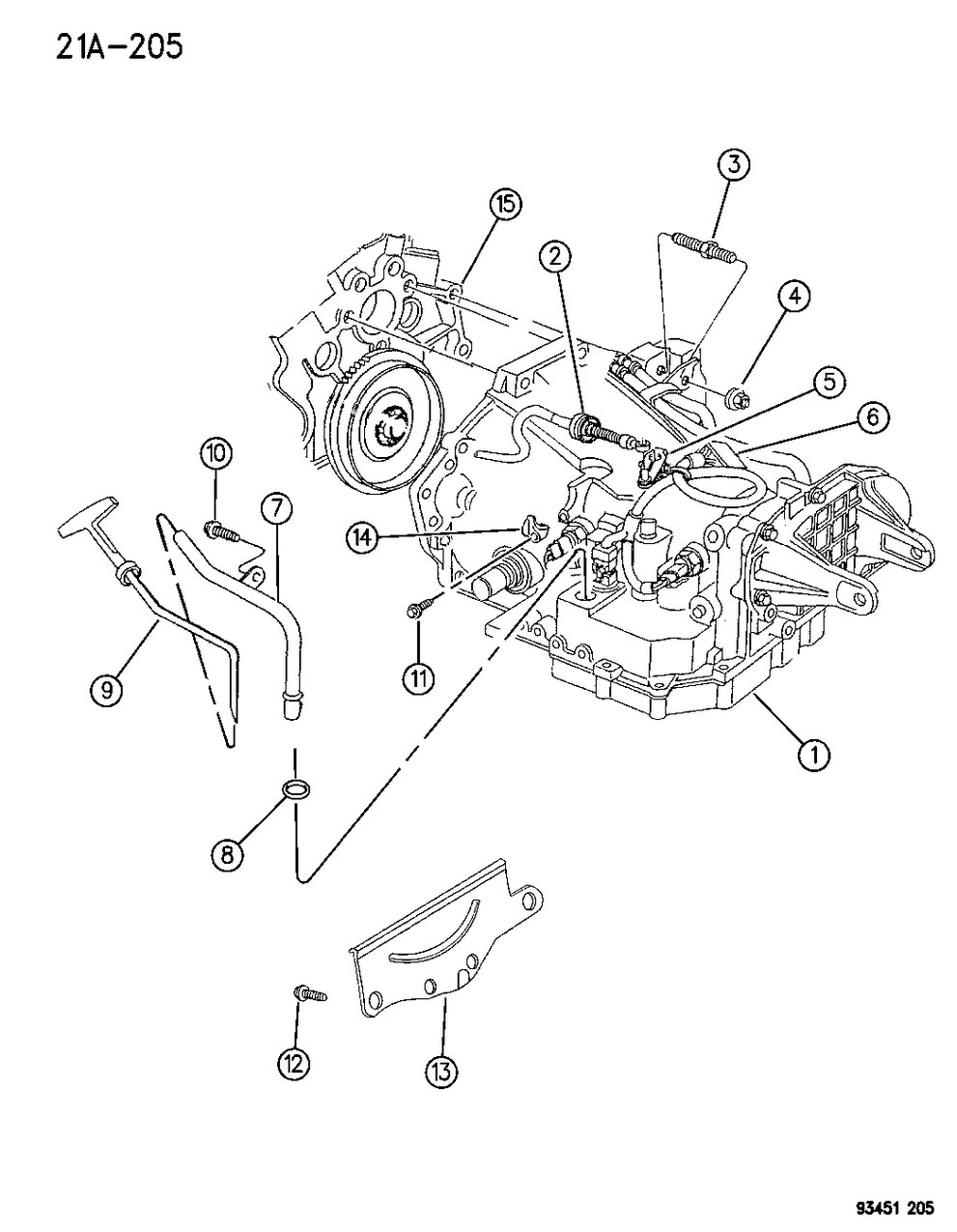 Mopar 4593166 Indicator, Transmission Oil Fill, 1993