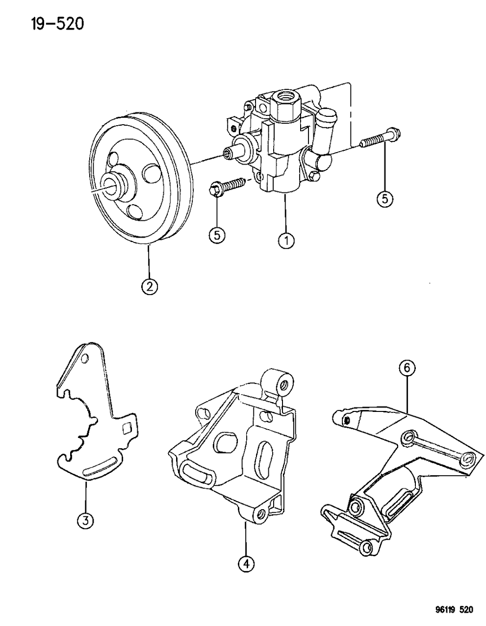 Mopar R4656062 Pump Assembly, Power Steering