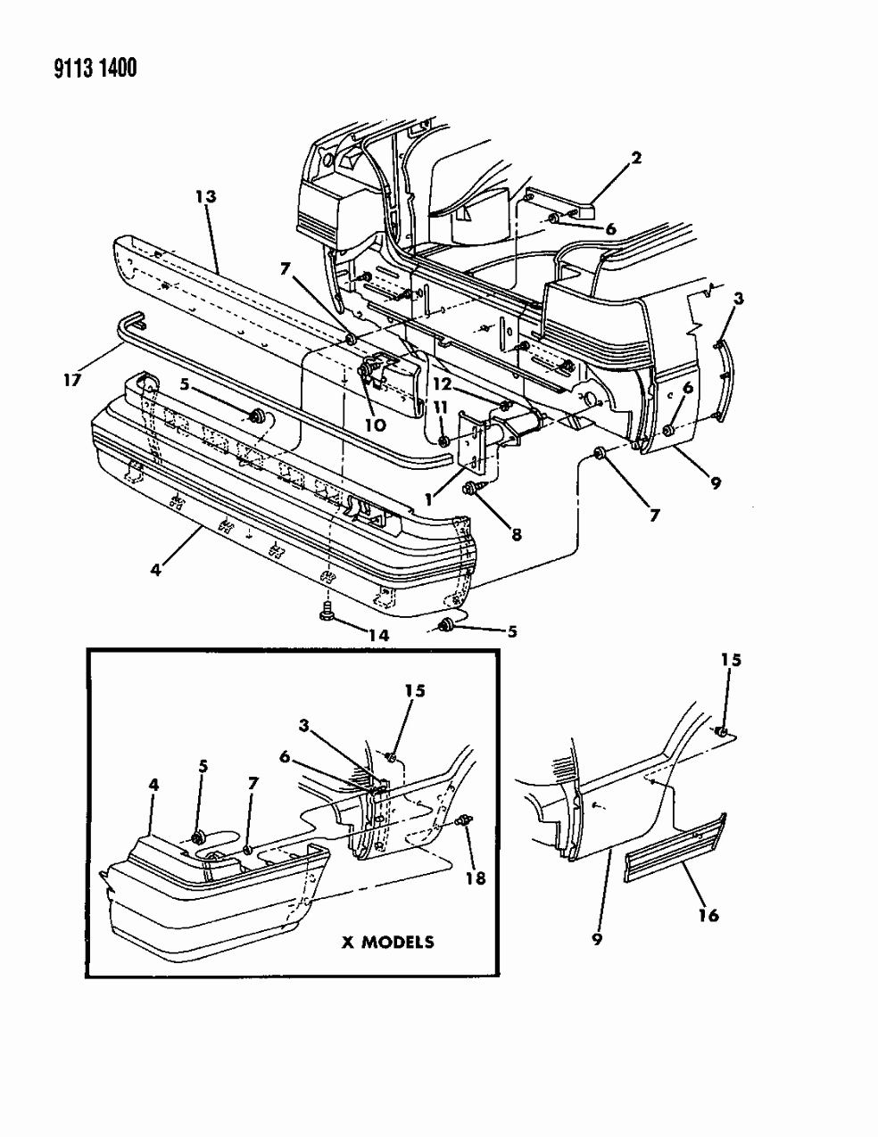 Mopar 4388570 Impact Strip