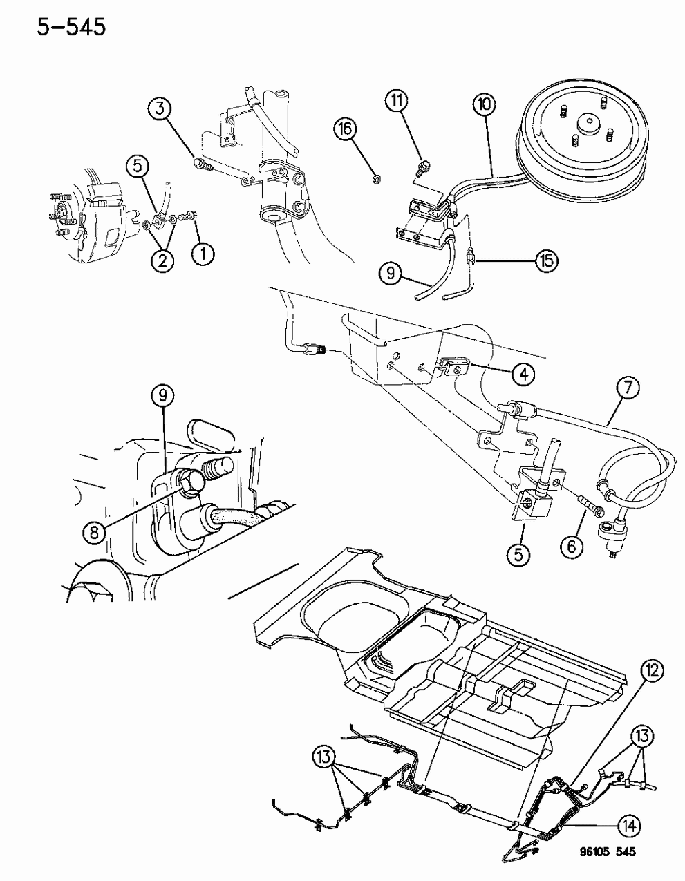 Mopar 6004514 Sensor Assembly, ABS Front Wheel Brake, Right