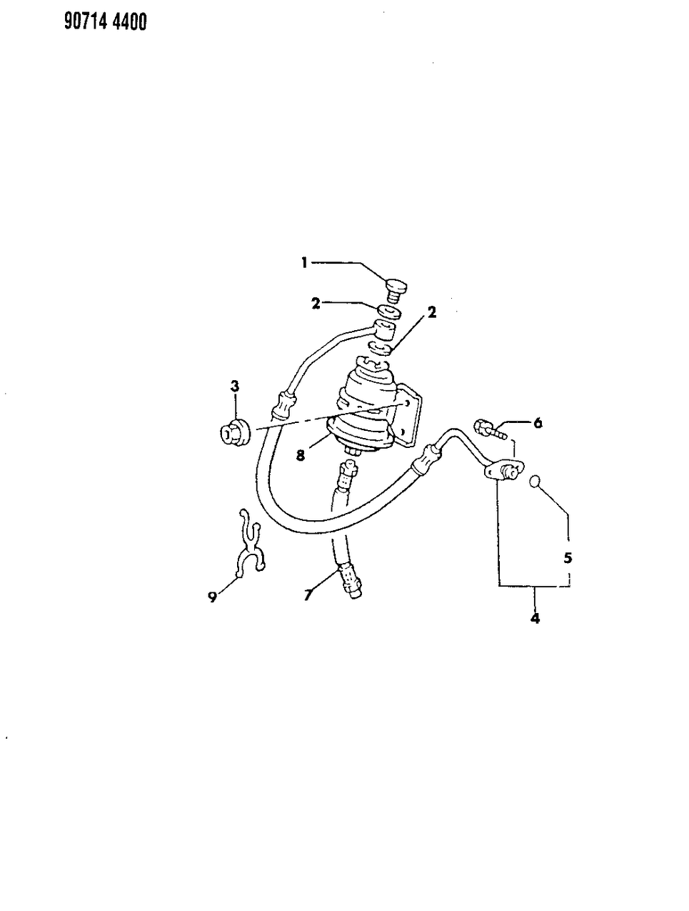 Mopar MU240020 Eyebolt, Fuel Line